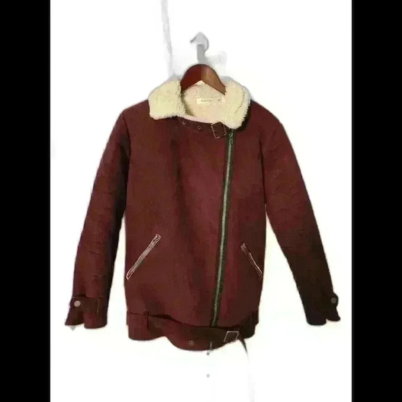 Jackets & Blazers - Cozy Sherpa-Lined Jacket by RandomPiece - Medium Size